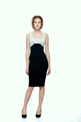 Kleid Dani in schwarz/weiß