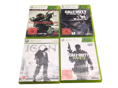 Xbox 360 FSK 18 Konvolut Def Jam Call of Duty Crysis Mafia Spiele Paket Getestet