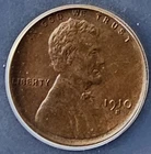 1910-s Lincoln Wheat Cent 1c Graded By ANACS in MS62 BRN