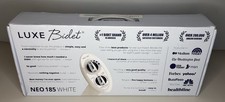 LUXE Bidet NEO 185 - Self-Cleaning, Dual Nozzle, Non-Electric White