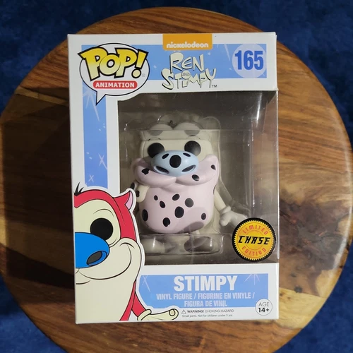 Funko Pop Animation 165 Ren & Stimpy Stimpy Chase (Damaged)