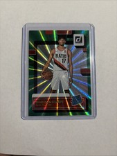 2022-23 Panini Donruss #207 Shaedon Sharpe Holo Laser Green Rated Rookie Blazers