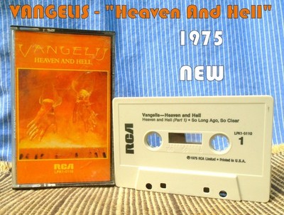 Vangelis ''Heaven And Hell'' Cassette.1975 NEW Condition - Unplayed