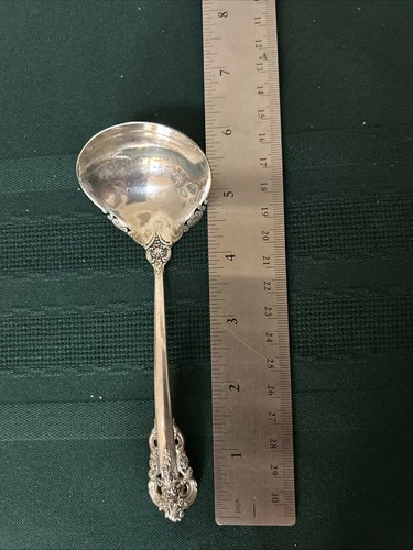 Wallace Sterling Grande Baroque Small Ladle 5/78"- 38 Gm