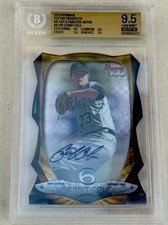 Gerrit Cole 2013 Bowman TOP 100 Prospects Die Cut Xfractor Auto /24 BGS 9.5/10