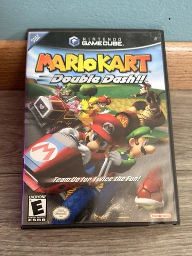 Mario Kart Double Dash Nintendo GameCube CIB COMPLETE IN BOX Tested Working 🔥