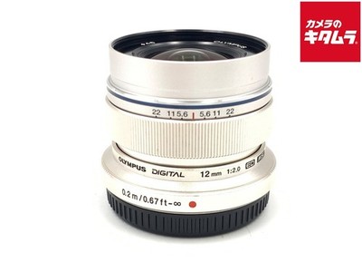 OLYMPUS M.ZUIKO DIGITAL ED 12mm F2.0 SILVER for M4/3 mount -Near