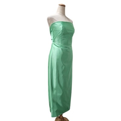 slim fit dress slacks Violet Sleeveless Satin Maxi Dress / Sage | Meshki