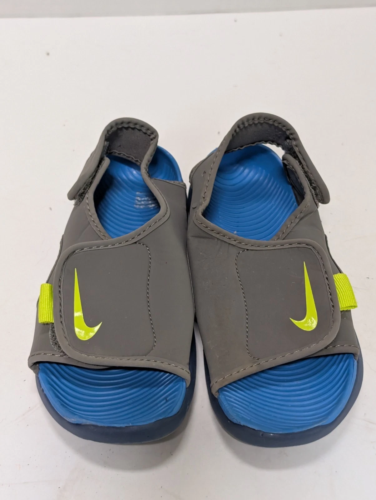 Sandali Nike Youth Sunray Adjust 5 V2 grigio blu DB9562 003 taglia 3 anni ragazzo X1
