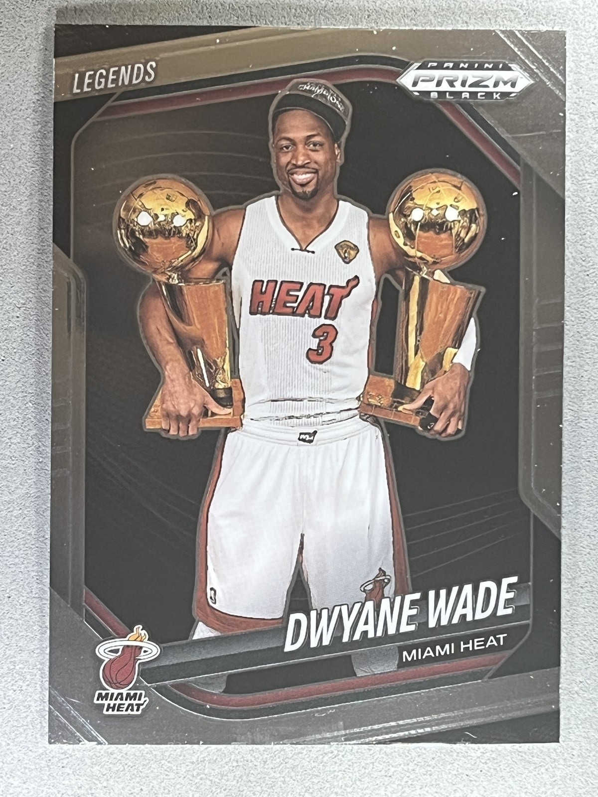 2024-25 Panini Prizm Black DWYANE WADE #261 Heat HOF