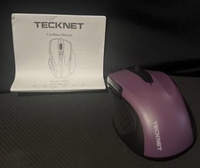 New TECKNET M003 Wireless Mouse 2.4G Ergonomic Optical 2600 DPI for Laptop PC