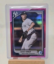Gerritt Cole /299 2024 Bowman Chrome #18 Fuchsia Refractor