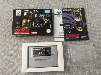 Batman Returns SNES Super Nintendo pal