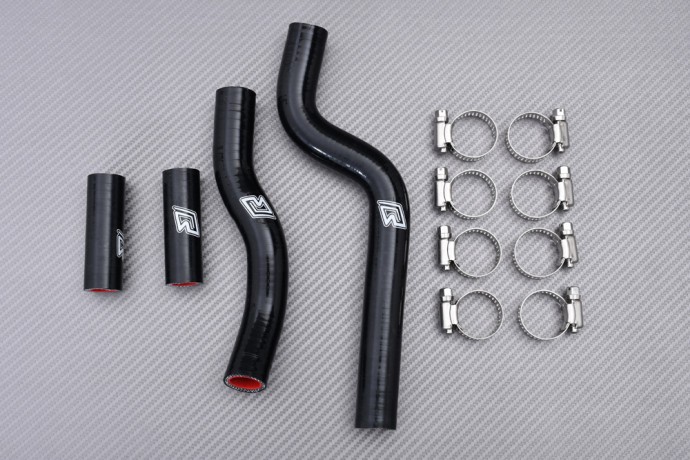 Tuyaux radiateur eau noir Yamaha YZ250X durites silicone cross country