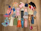 Vintage Barbie & Clone Doll Clothing Lot 30+ Pieces Mattel Mixed Outfits 70s