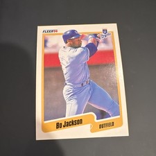 Fleer 1990 Bo Jackson #110 Kansas City Royals MLB Base Set Vintage Baseball Card