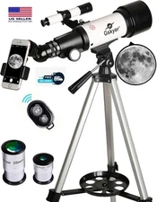 Gskyer Telescope, 70mm Aperture 400mm AZ Mount Astronomical Refracting