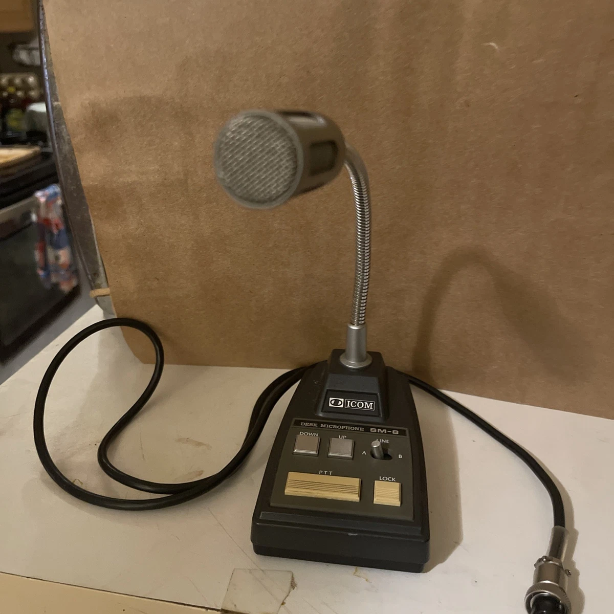 iCOM デスクマイクロフォン SM-8 Preços baixos em Microfone de Mesa Icom | eBay