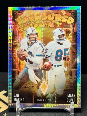 2024 Panini Phoenix Treasures Tandems Dolphins Marino Duper Prism