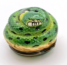 Halcyon Days Enamel Bonbonnier Chinese New Year of the Snake Boxed