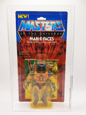1983 MATTEL MASTERS OF THE UNIVERSE MOTU - MAN-E-FACES SERIES 2 12 BACK -AFA 75Y