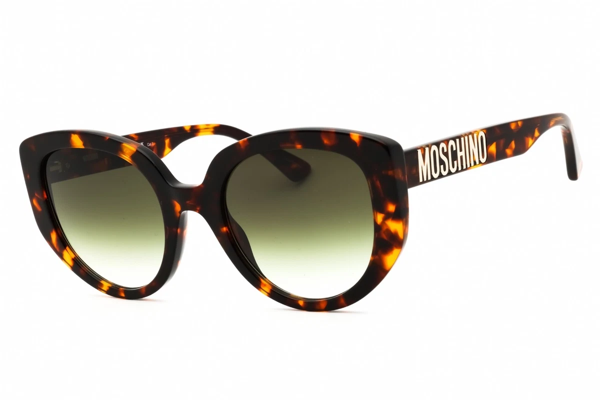 Moschino M0660C2 Women\'s Sunglasses Brown Designer Eyewear New Moschino Dark Brown Tortoise Print MOS006/S Cat Eye  main image 3