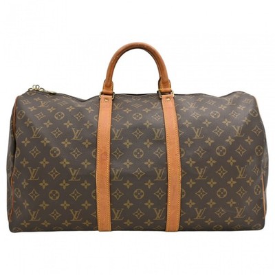 Echte LOUIS VUITTON Monogram Keepall 50 Boston Bag lv6941gg