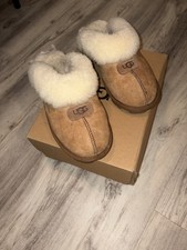 UGG Coquette Slippers Women s Size 10 Chestnut W/5125 Pre-Owned Great Condition