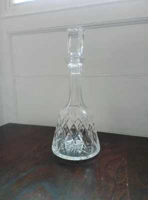 Vintage Waterford Crystal Kinsale Wine Decanter with Stopper 12.5' Tall - Image 1 of 4