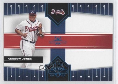 2005 Donruss Champions Blue Impressions 5/100 Andruw Jones #331 0b5