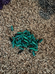 500+ K&rsquo;NEX / Knex Micro Mini Bulk Lot &ndash; Mixed Rods, Connectors & Clips Parts