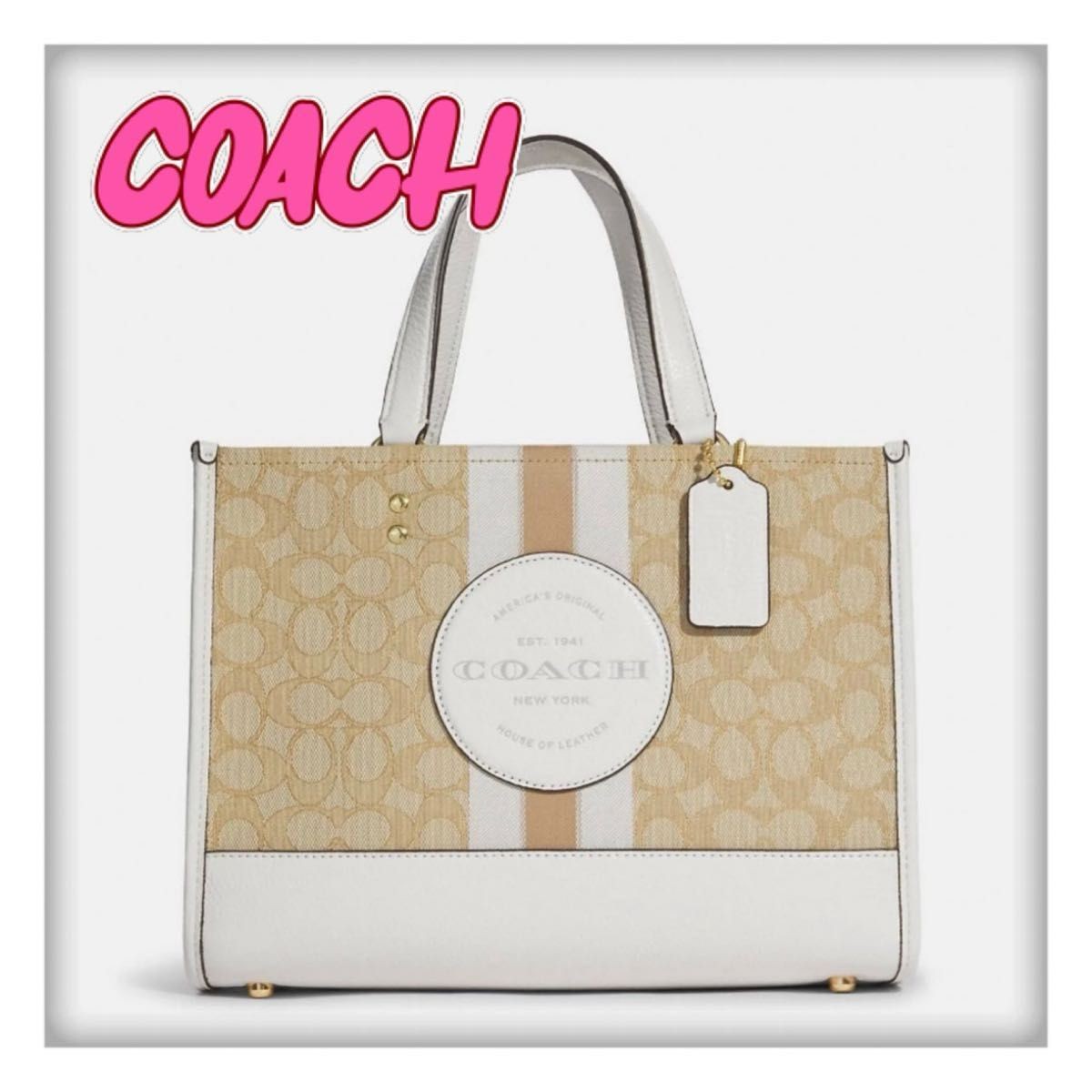 COACH Dempsey Signature 2-Way Crossbody Shoulder Bag C8448