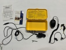 Motorola NTN8819B Commport Ear Microphone System w/ Push-To-Talk Radio Adapter