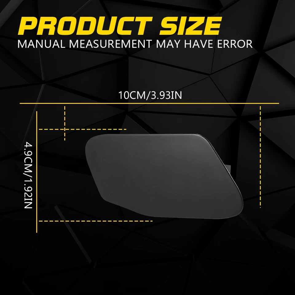 Tapa de cubierta de boquilla de lavado de faros 2-10X para BMW X3 F25 2010 2011 2012-2017 Foto 4 de 4