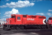 CP Rail Canadian Pacific GP35 5002 - 3/4 roster view - 1986          12/25 BB-7