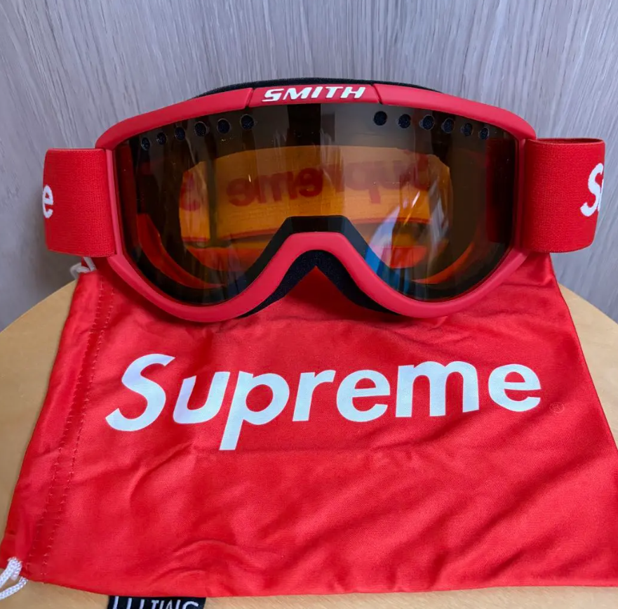 Supreme x Smith Red Snow Goggles FW15 Limited Ski Snowboard