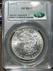 1904 O Morgan Silver Dollar CACG MS63 Bright White! Solid For Grade CAC