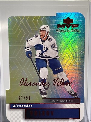 2019-20 Upper Deck MVP 27/99 Alexander Volkov #106 Rookie RC