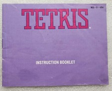 Tetris Nintendo NES 1989 Instruction Manual