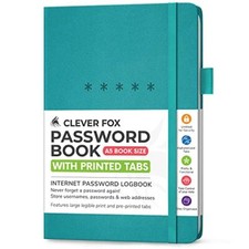 Password Book   Alphabetized Internet Address  Password Organizer   Computer