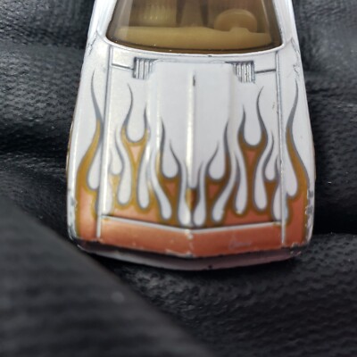 Hot Wheels '69 Chevy Camaro White Flames Diecast Die-cast Toy Car