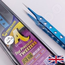 Mechanic AAC-14 Long Sharp Soldering ESD Precision Tweezers Electronics SMD SMT