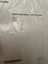 Nortel BCM50 Digital Station 8 Port Authorization Code NTKC0241 Internal Auth