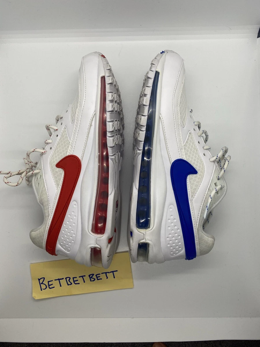 Kneden Springen Verst Nike Air Max 97/BW Skepta Summit White Blue Red AO2113-100 UK 6.5 | eBay