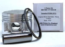 IMD Yamaha XT250 TT250 SR250 Piston Kit  - STD Size 75mm