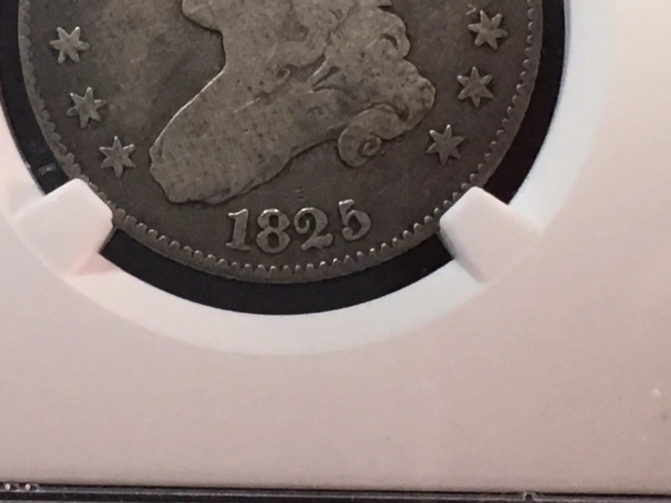 1825 Bust Quarter - Image 4 of 4