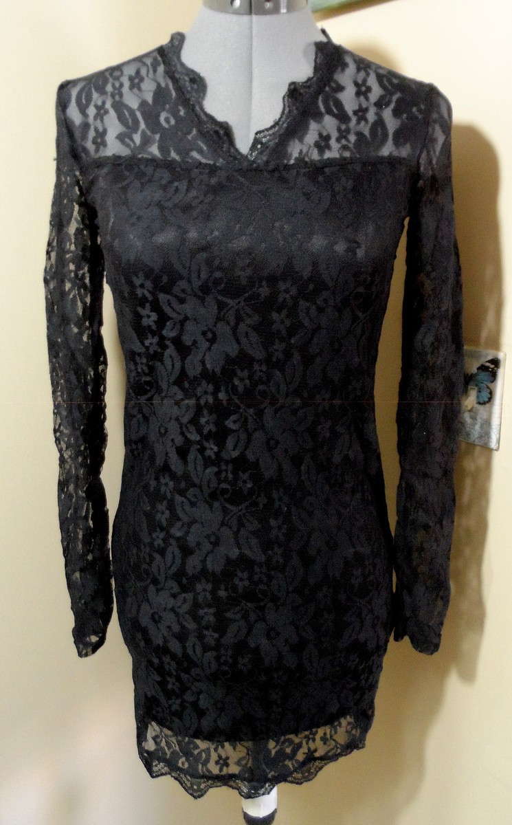 chinese dress ladies Short Sleeve Bodycon Dress with Scalloped Lace Detail Summer Clearance M