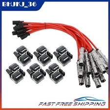 UF359 Ignition Coil & Spark Plug Wire Set For Mercedes-Benz C32 C55 CL500 E320