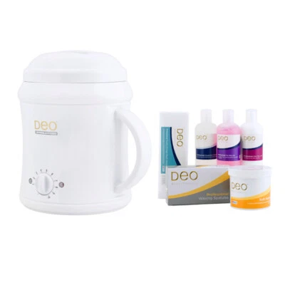 Deo Professional 1000cc Starter Wax Waxing Heater Pot Warmer Kit White Student