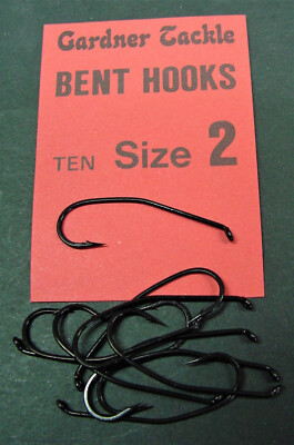 Gardner Tackel Bent Hooks einer der klassischen Benthooks in schwarz Gr.2